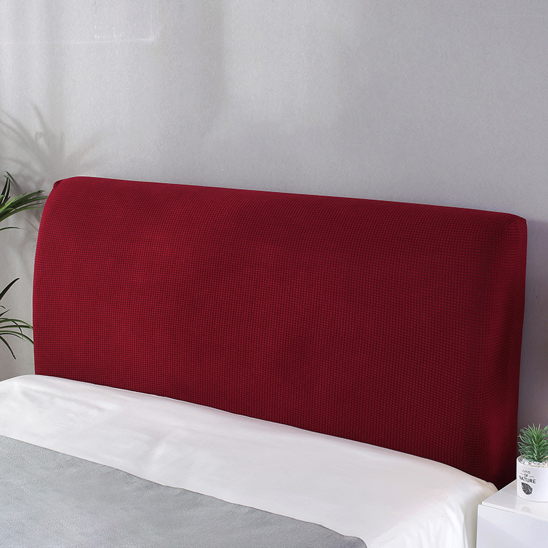 spandex fleece bed headboard cover