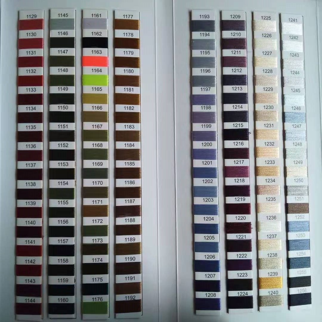 dyeable lubricated polyester continuous filament sewing thread in bulk 120D/2