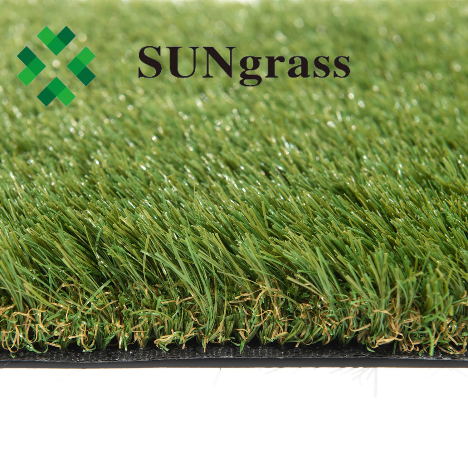 32mm landscape grass 4-tones artificial grass synthetic grass 18900density PU coating