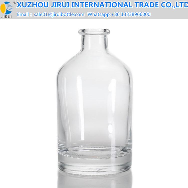 Round shape glass transparent vase aromatherapy bottle 250ml
