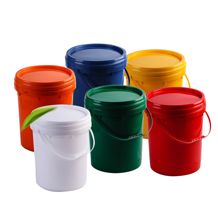 Guangxi shunxingEmpty 5 gallon Plastic Paint Buckets 20 liter plastic pail for Sale