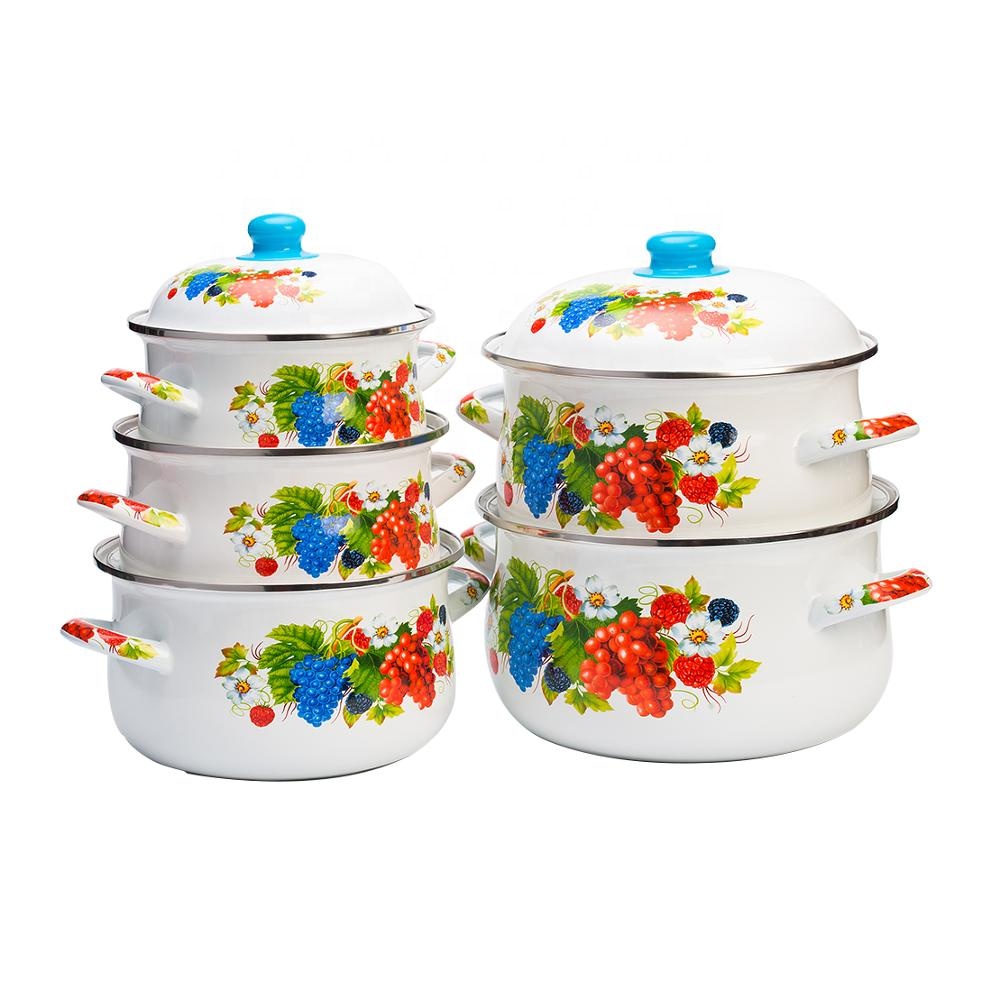 16cm~26cm enamel cookware set casserole set