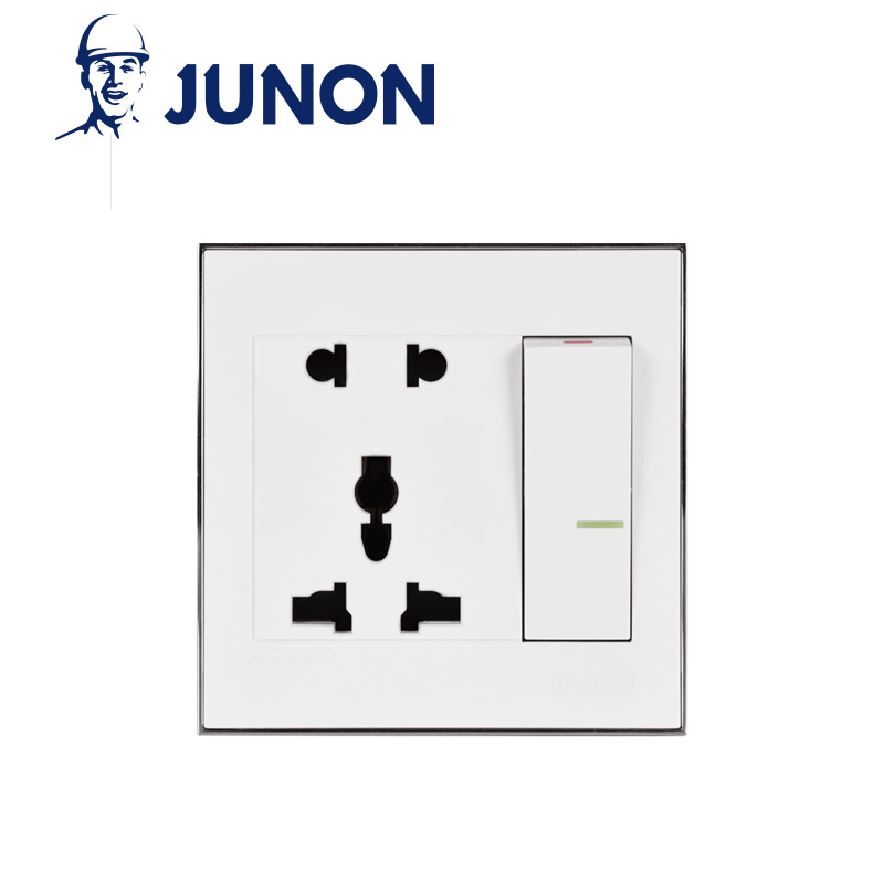 1 gang switch with 5 pin socket