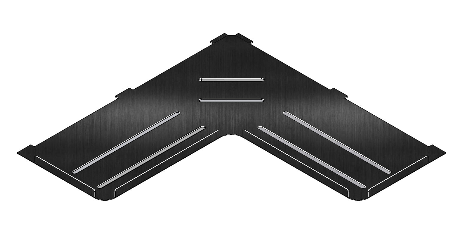 stainless steel corner shelf SLF-9