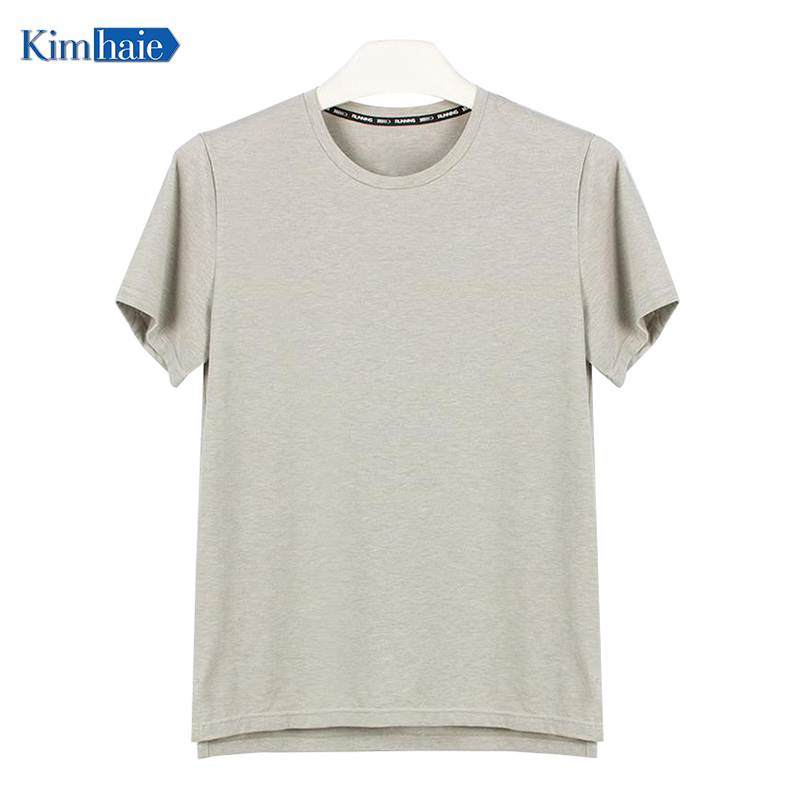 Men's graphene short-sleeved T-shirt Graphene antibacterial, deodorant, anti-ultraviolet