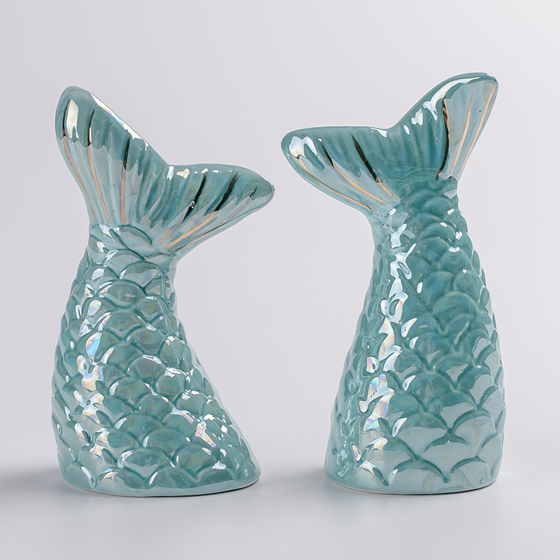 Ceramic Mermaid Pepper Bottle