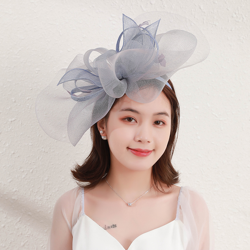 Ready to ship High quality sinamay fascinators in warehouse