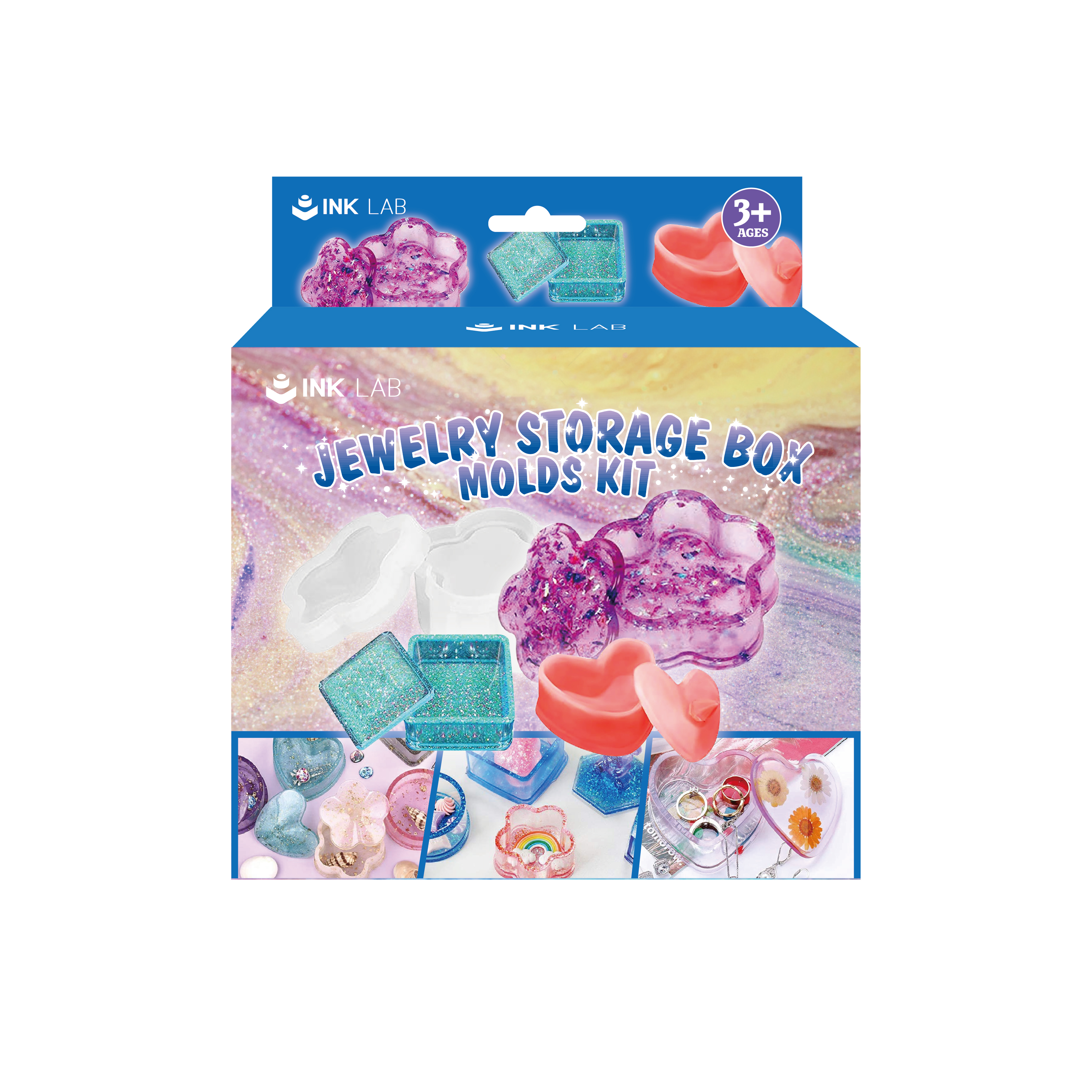 Jewelry Storage Box Molds Kit