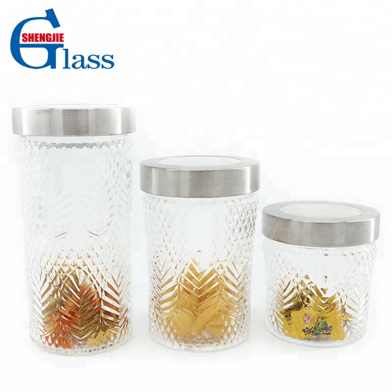 Clear Airtight Honey Jars With Metal Lids Wholesale