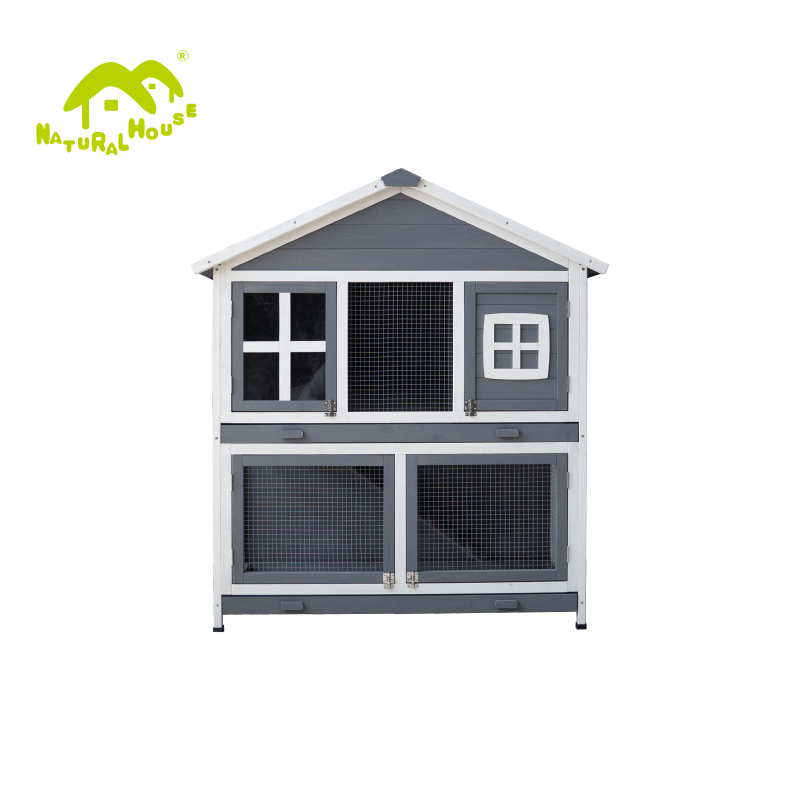 Wooden rabbit hutch