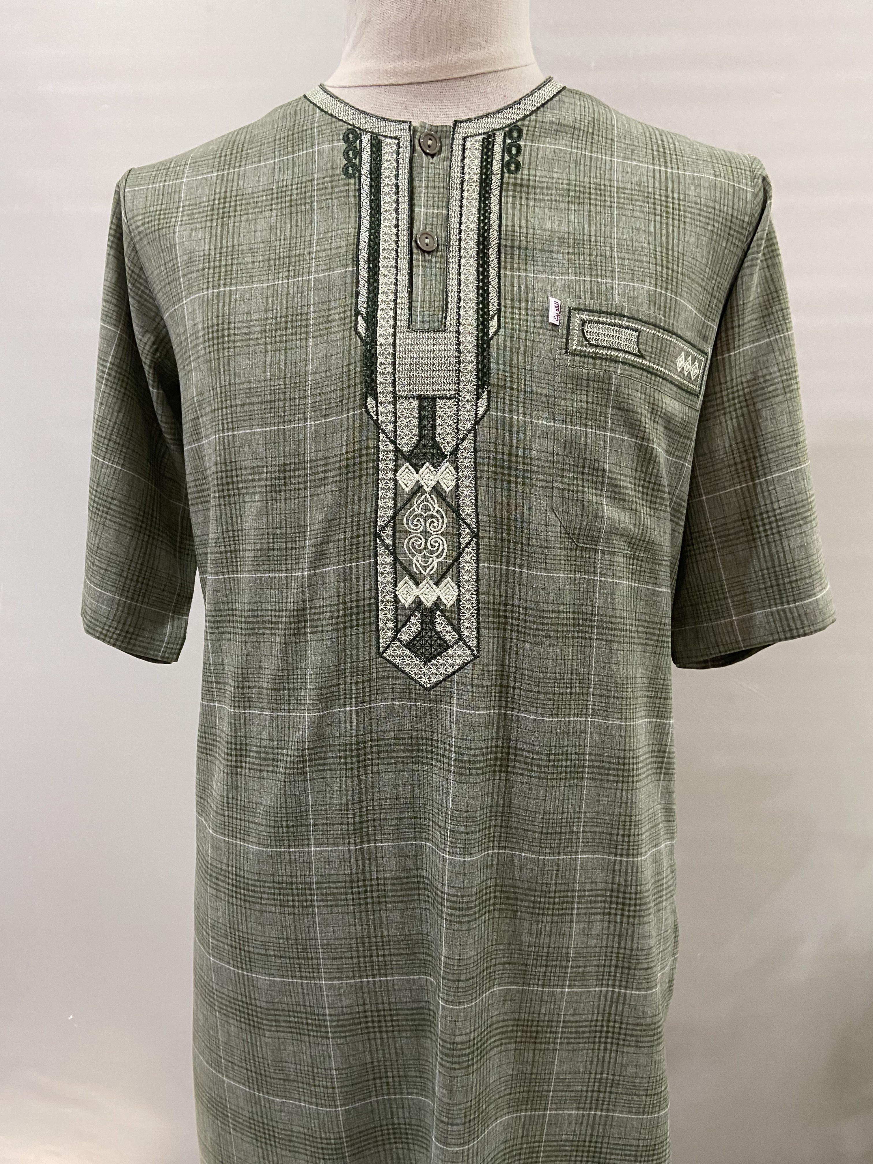 morocco robe, stand up collar