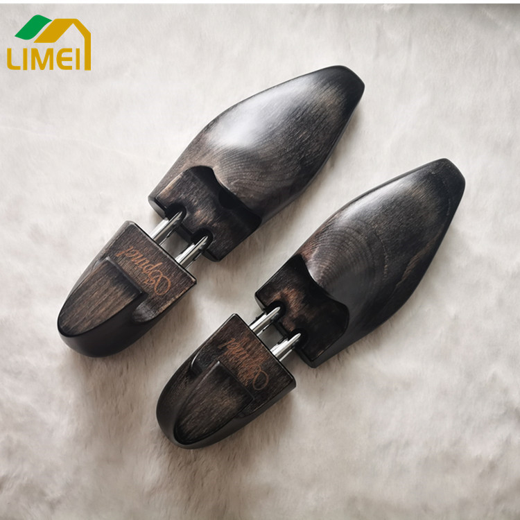LM046-B Luxury Color Lacquered Beech Wooden Shoe Tree / Shoe Last Adjustable