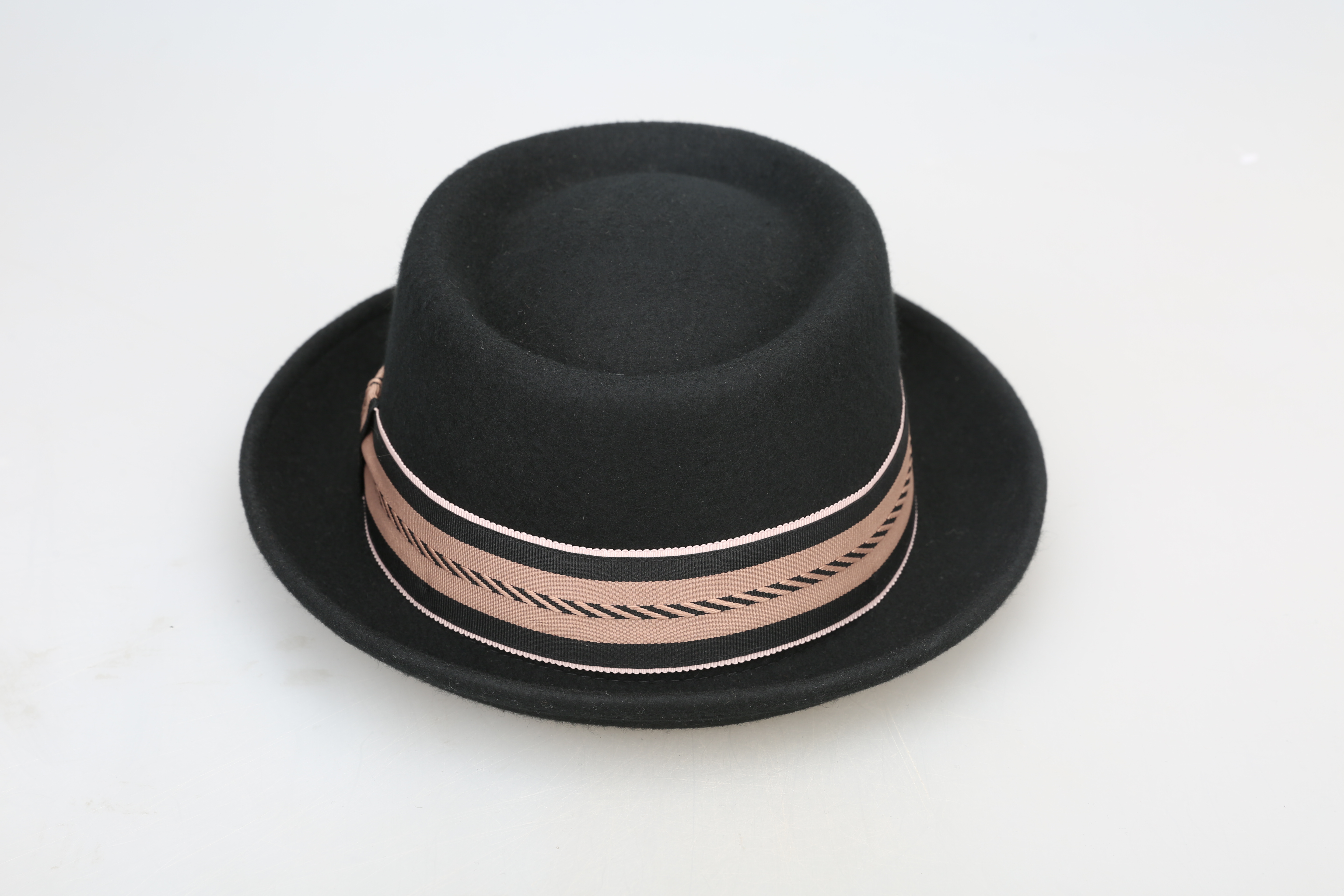 mens felt hat black gentleman hat