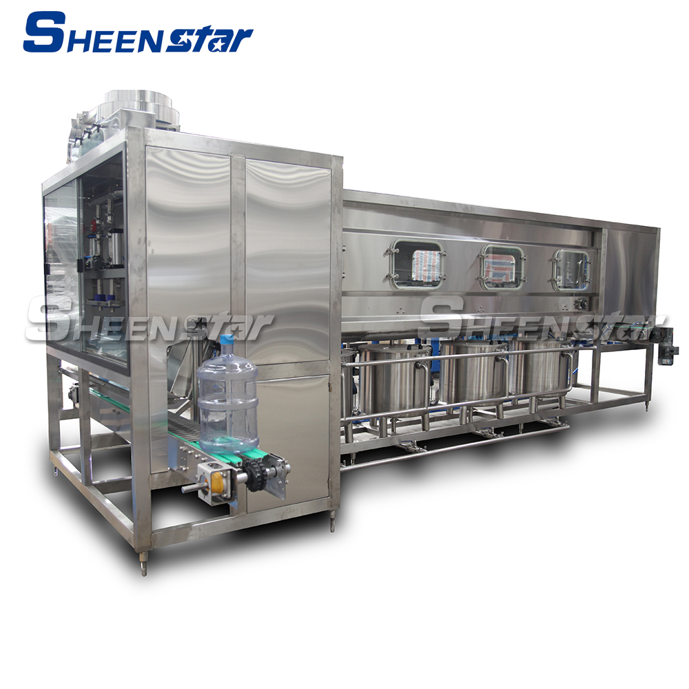 QGF300 sheenstar 20L big barrel pure water filling line