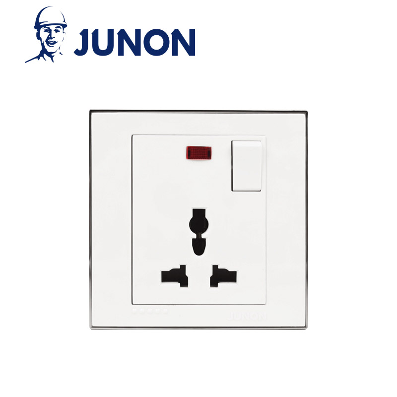 10 years warranty multifunction socket with switch