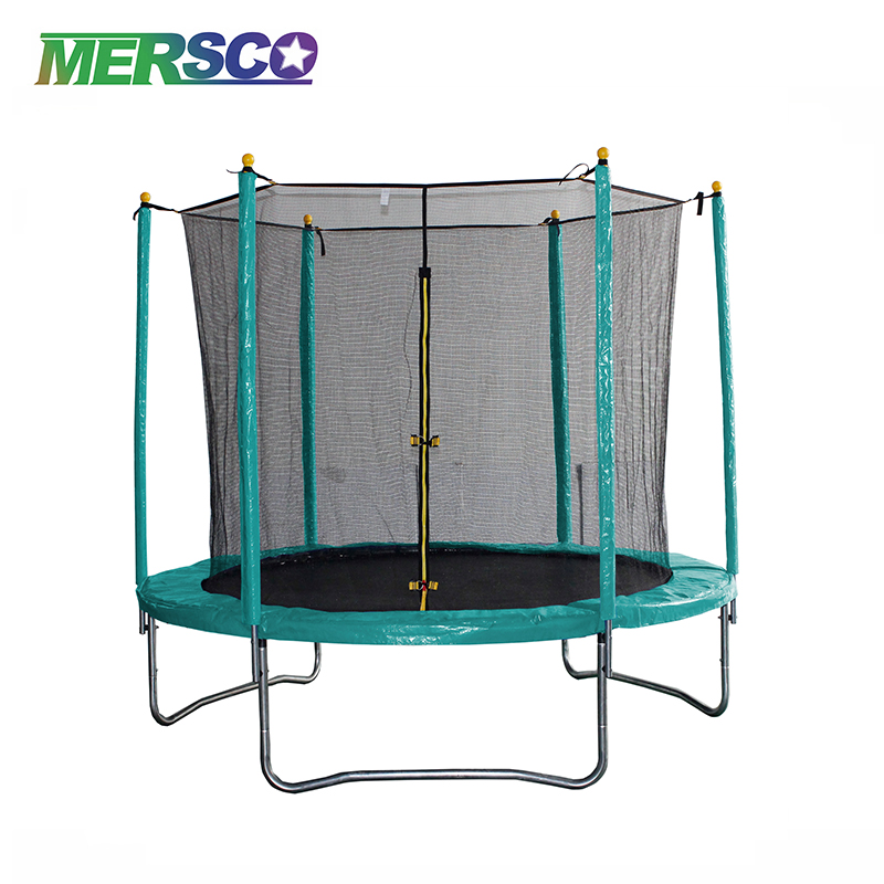 Mersco Big Outdoor Indoor Trampoline With One Piece Inside Safety Net