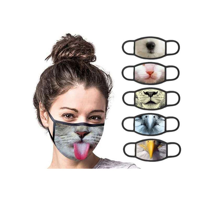 Reusable Cotton Face Masks Washable Reusable Cloth Fabric