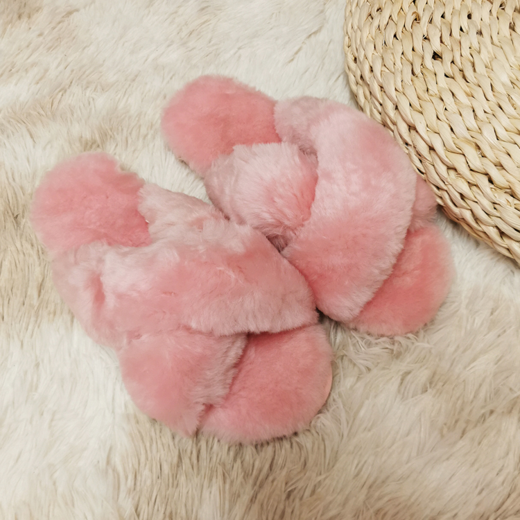 Wool Fur Slipper-WD20198