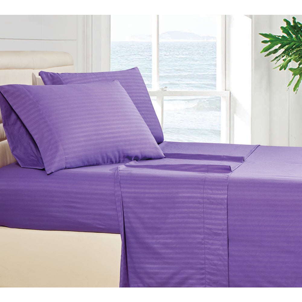 Dobby stripe bedding set Four size quilt set American four-piece set
