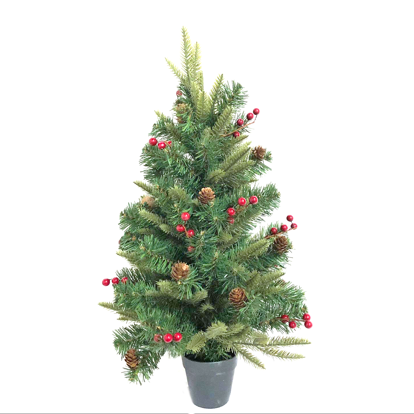 New style Chirstmas tabletop tree with ornaments