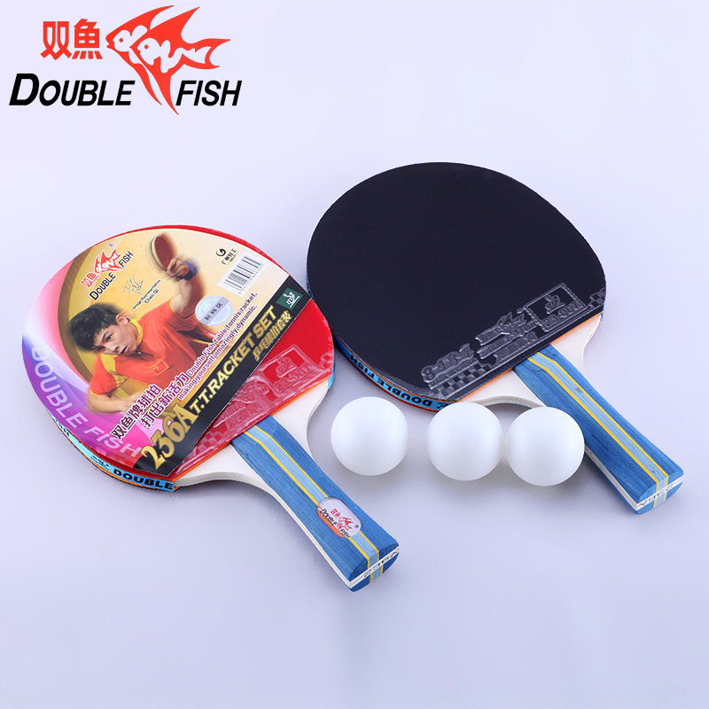 Double Fish 236A table tennis racket set