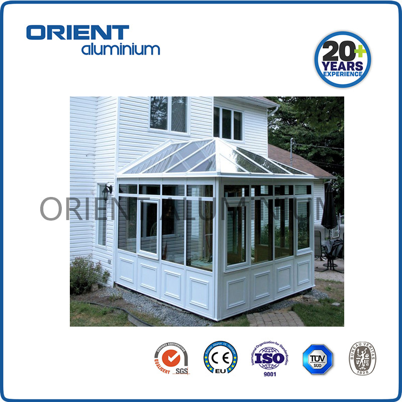 Good quality factory price aluminium cold frame greenhouse for sale