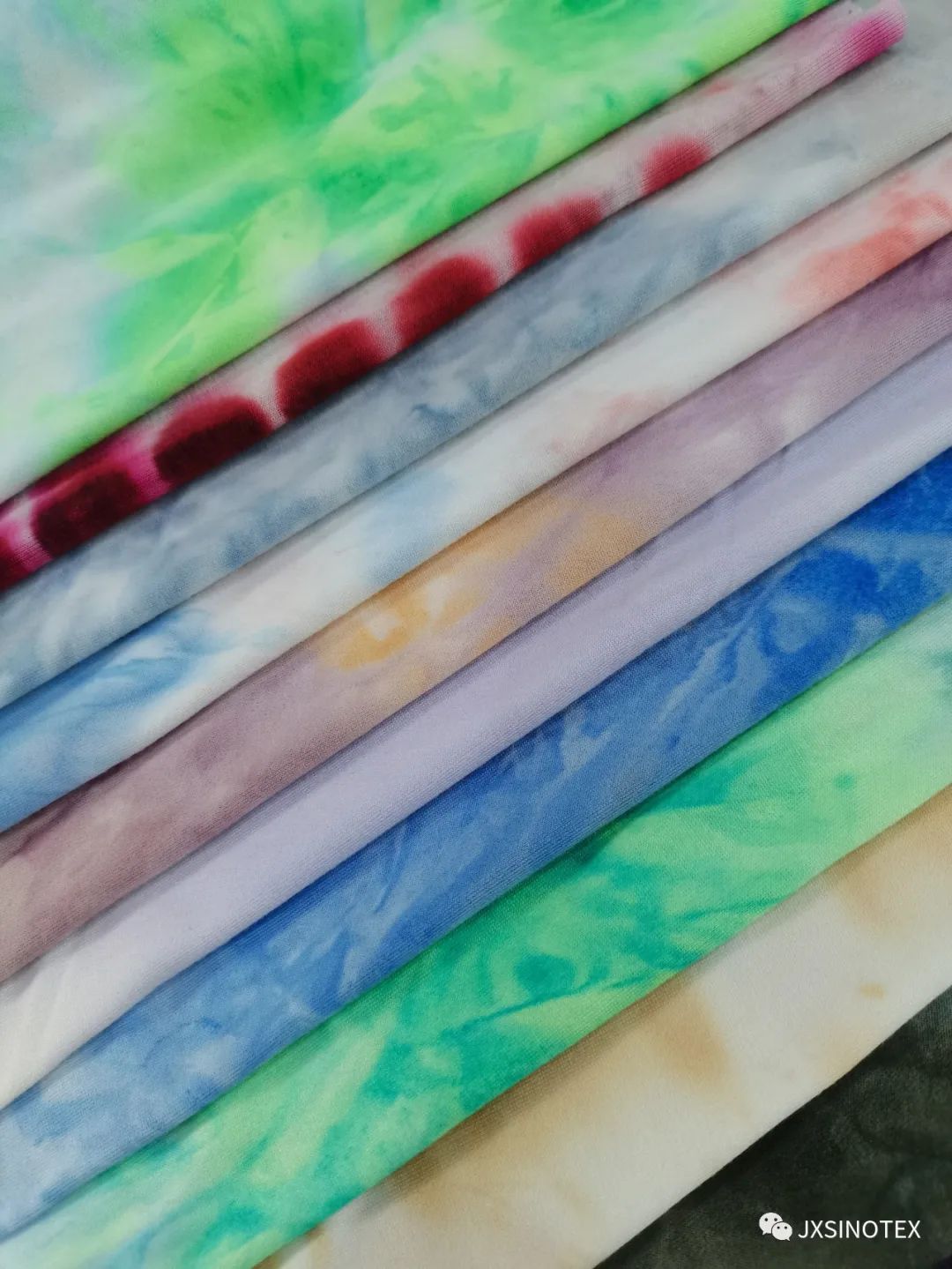 95% Polyester5%Spandex jersey dty brush tie dye,185gsm,150cm
