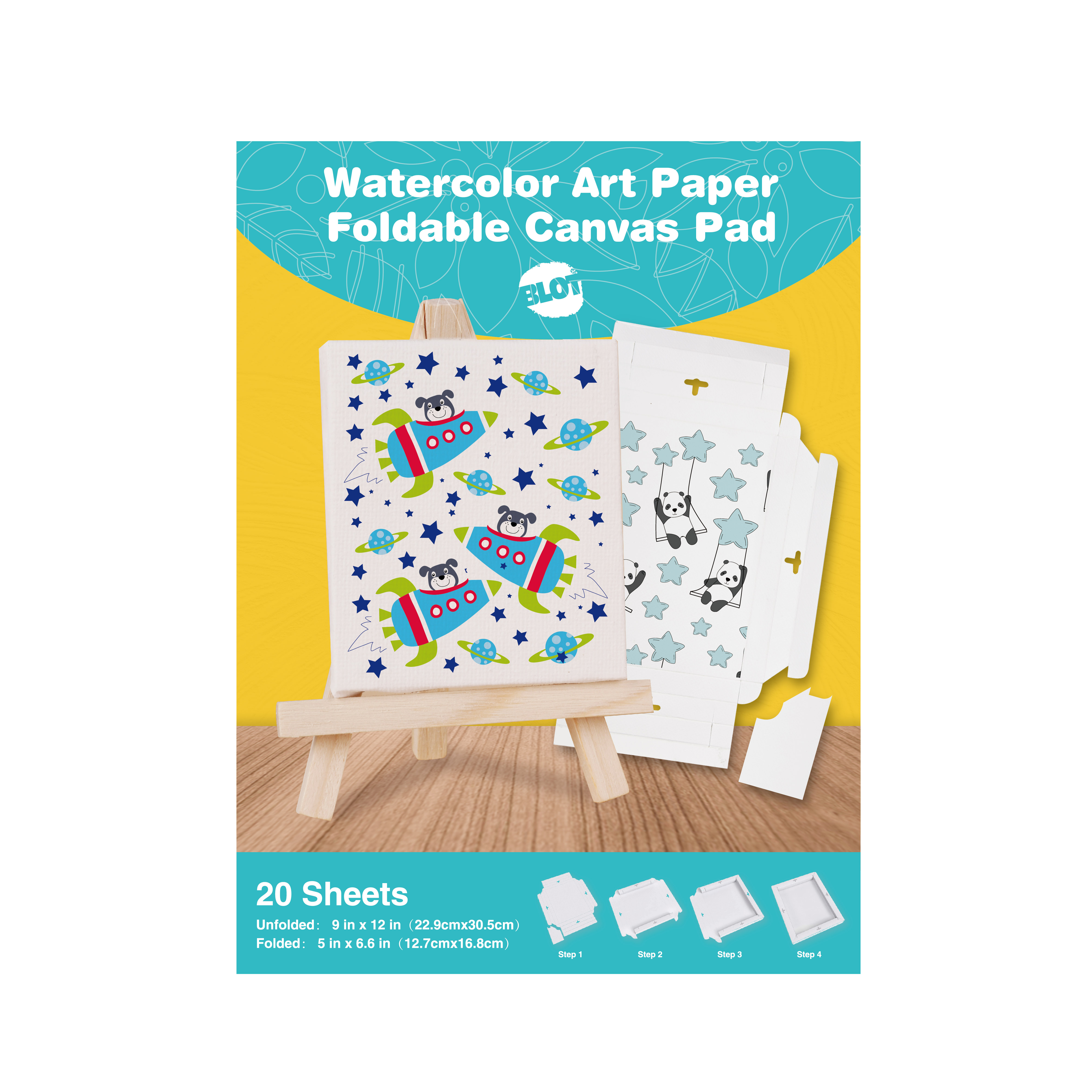 Foldable Canvas Pad