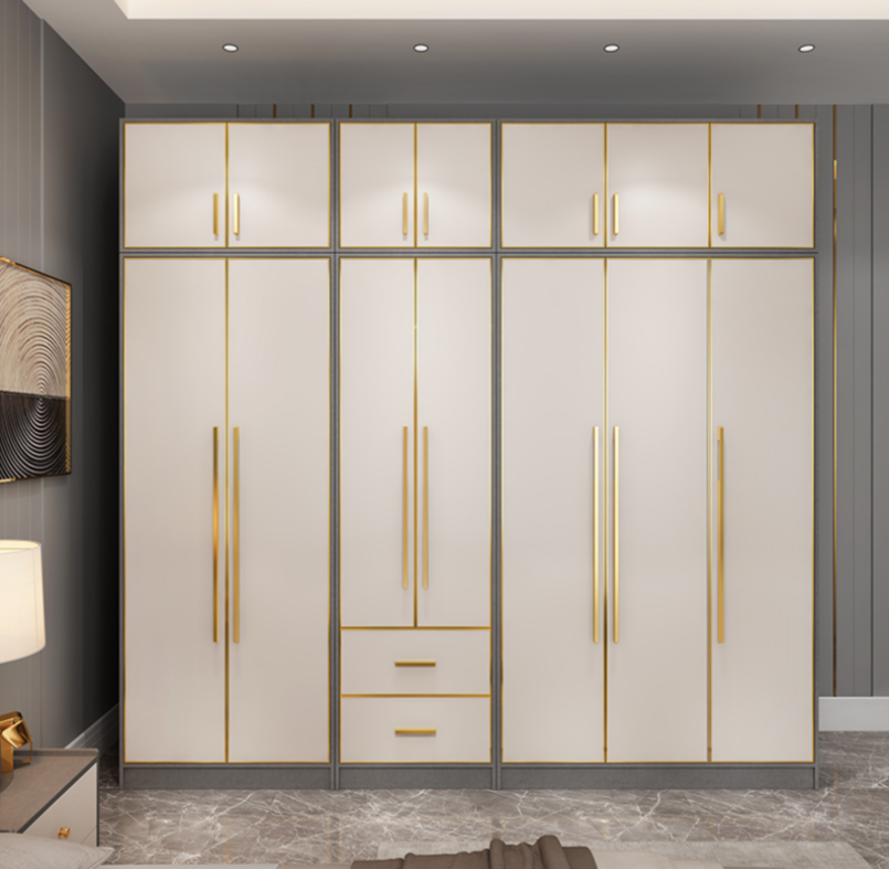 Modern minimalist bedroom wardrobe home wardrobe