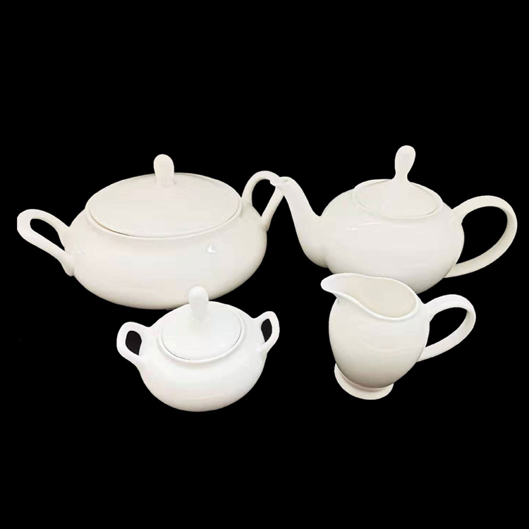Ceramic pot set milk jug sugar bowl set ceramic coffee utensils teapot