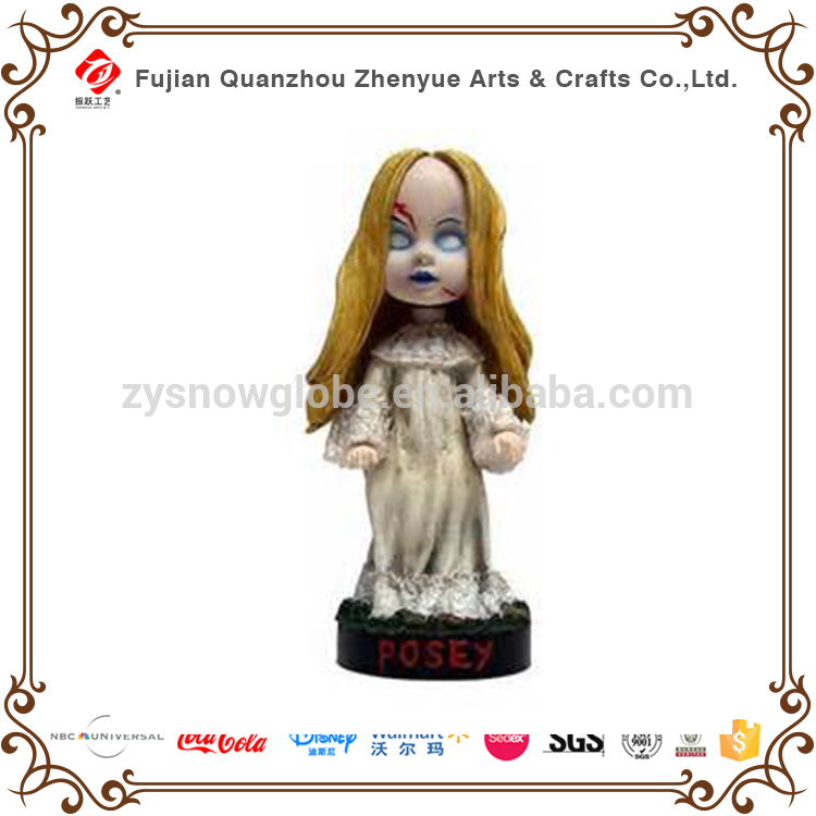 Halloween theme horrific figurine bobble heads