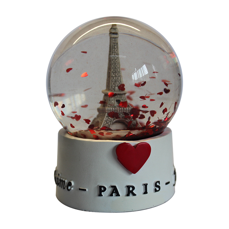 The Eiffel Tower crystal ball