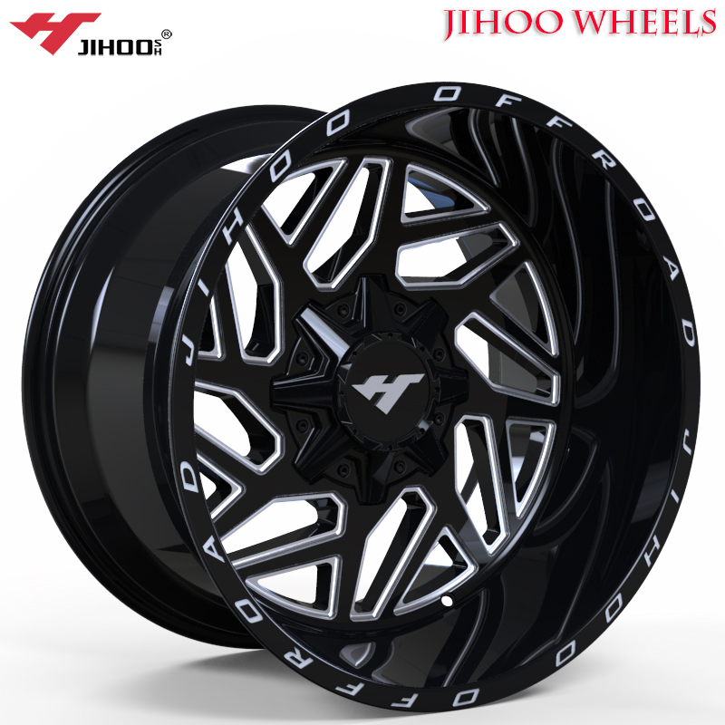 0AS9990 24 22 20 inch alloy wheel rims for car offroad suv aluminum alloy Wheels Rims with 5/6/8/*127-180 Jihoo Wheels