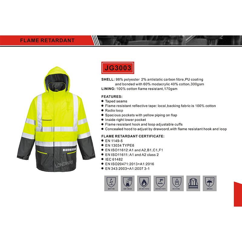 JG3003 Flame retardant parka