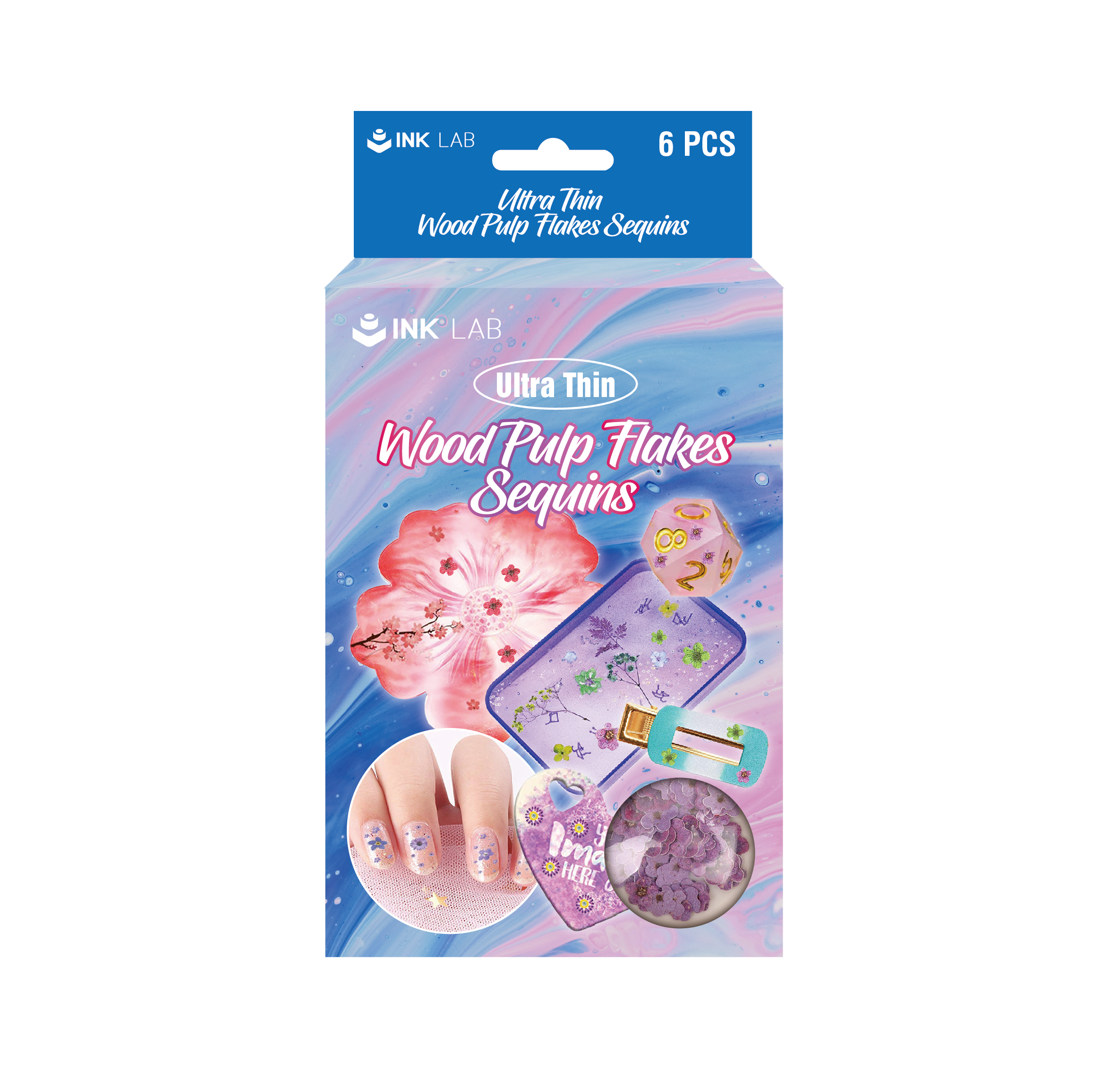 Wood Pulp Flakes Sequins