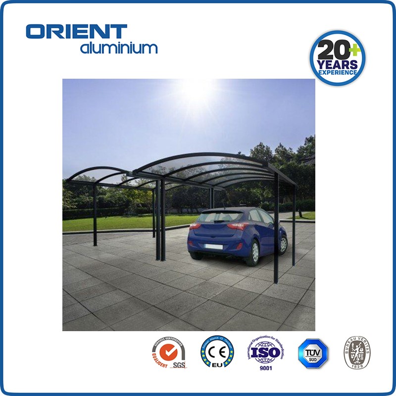 ORIENT ALUMINIUM Customized High Grade Single And Double Carport For Europe Market