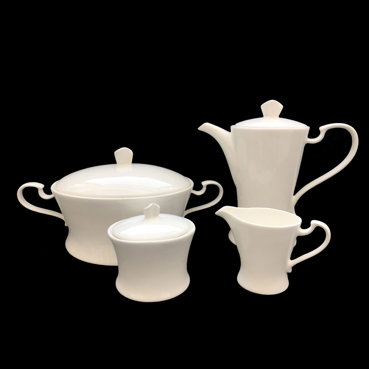 Amorous coffee pot set straight jug milk jug sugar bowl set ceramic coffee utensils teapot