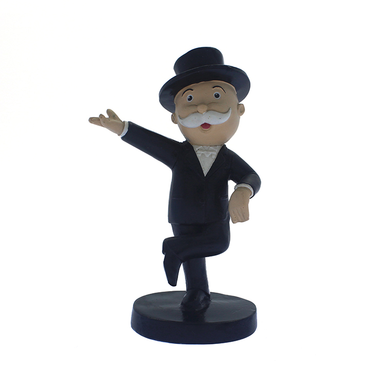 Cartoon fashion old man image bobblehead