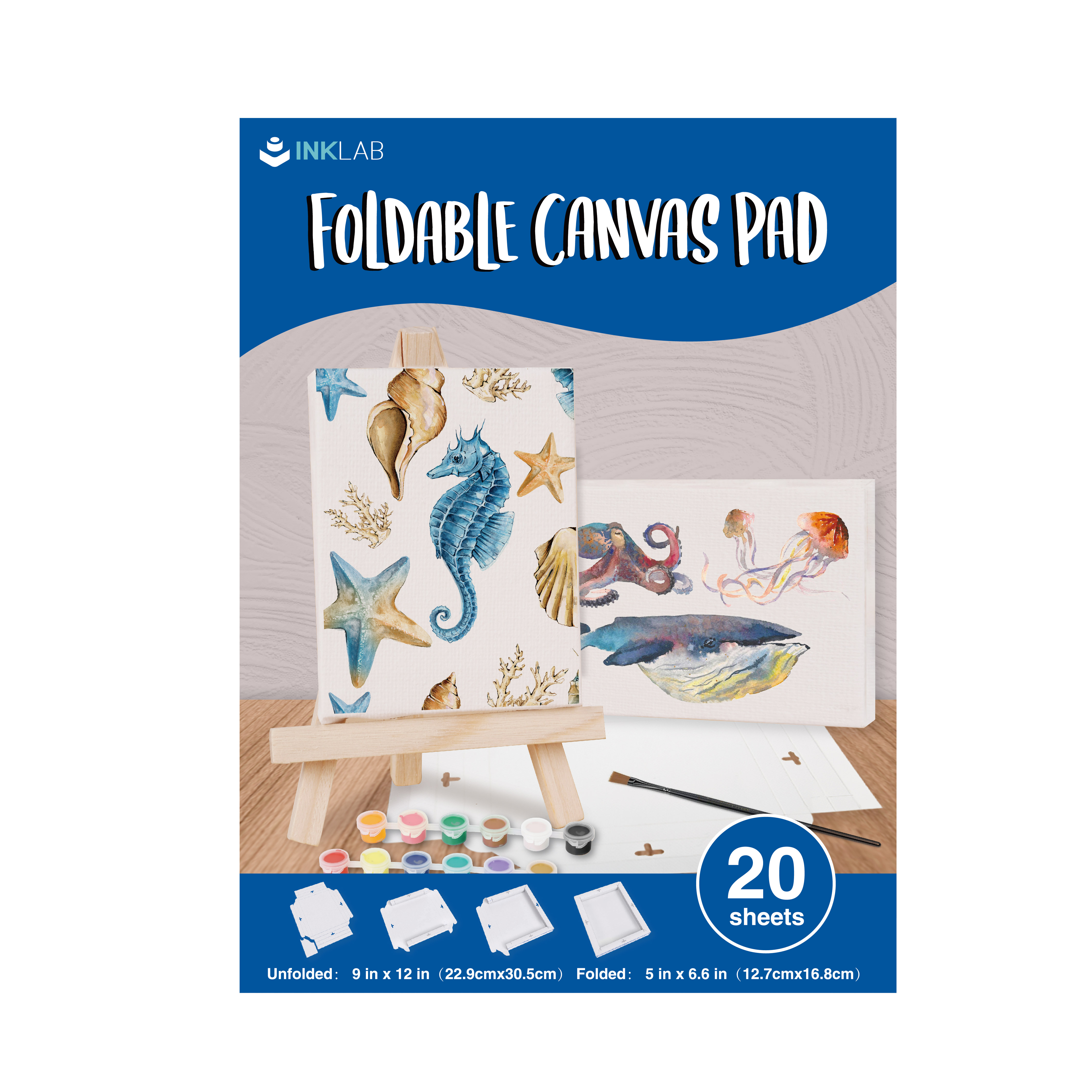 Foldable Canvas Pad