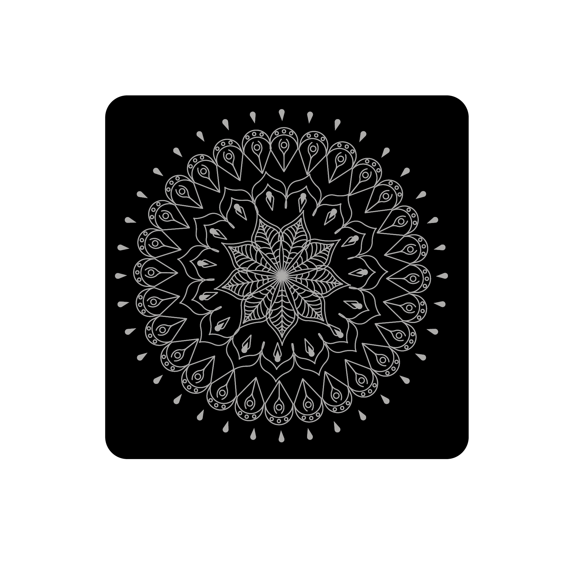 Mandala Scratch Art Kit
