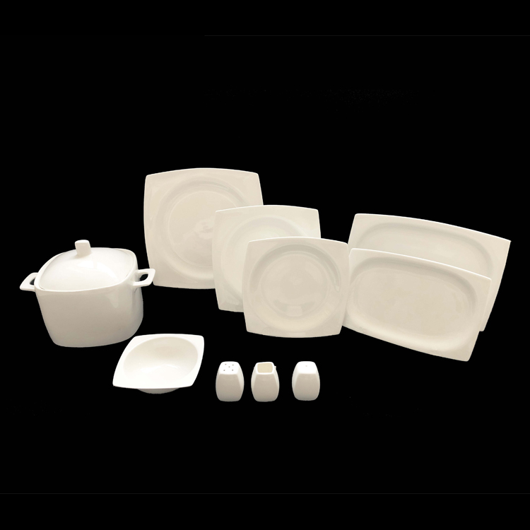 Ceramic afternoon tea, coffee and tea set, tableware, bowls and plates, simple coffee cups, saucers, sugar bowls, teapots
