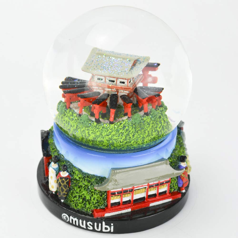 Japanese landscapes snow globe