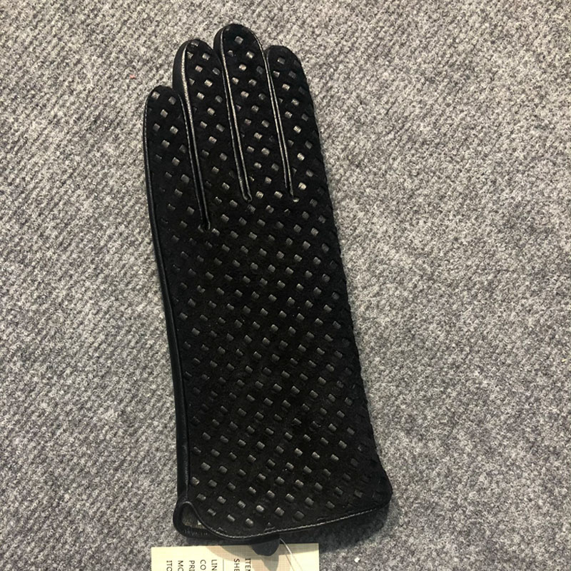 Women's classical fashion sheepskin leather gloves