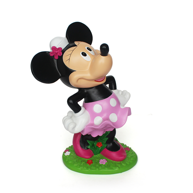 High Quality Resin Figure Disney Minnie Garden Statue