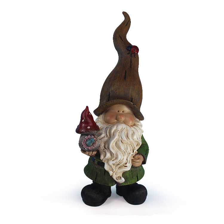 Outdoor Garden Gnome Resin Statue Decoration