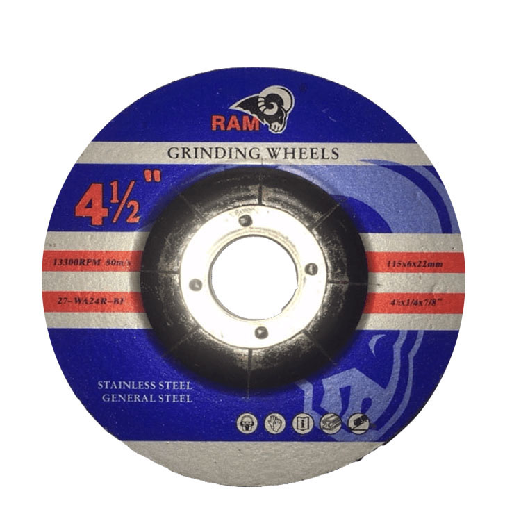 115x6x22.22mm grinding wheel 4" black grinding disc