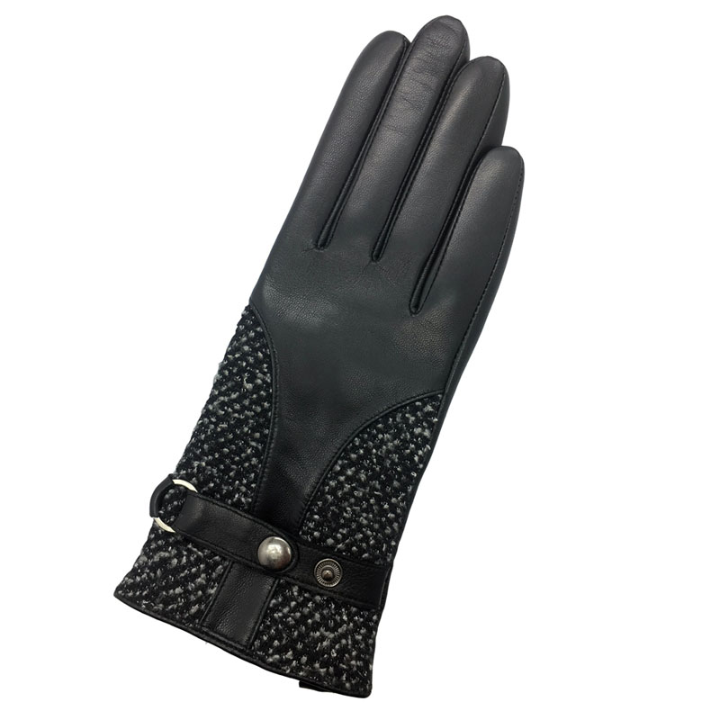 Women's classical fashion sheepskin leather gloves