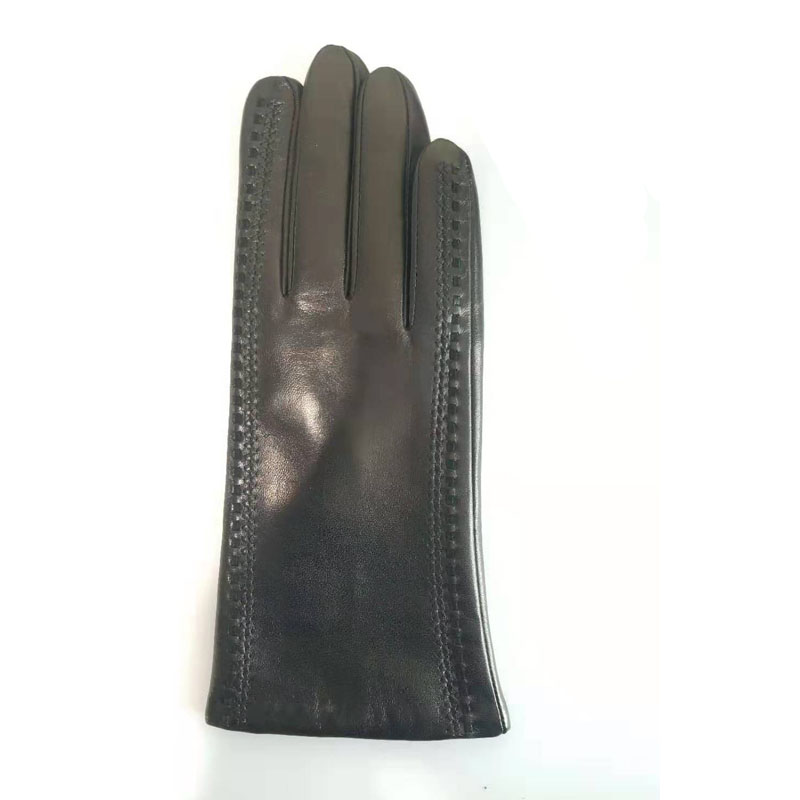 Women's classical fashion sheepskin leather gloves
