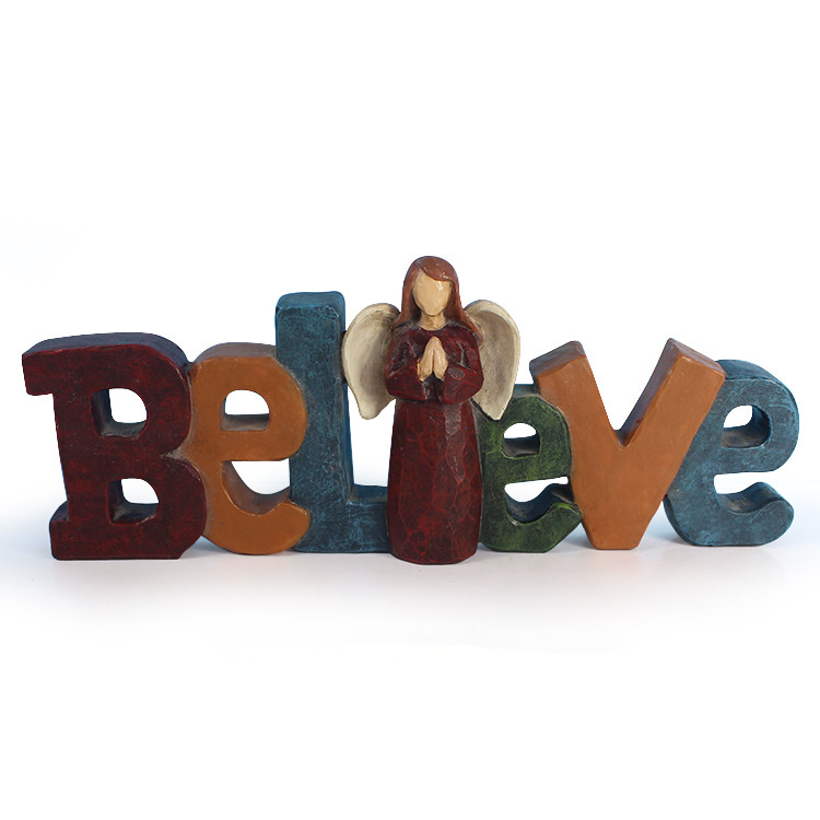 Micro Lanscape Letters Decoration Resin for Gardens