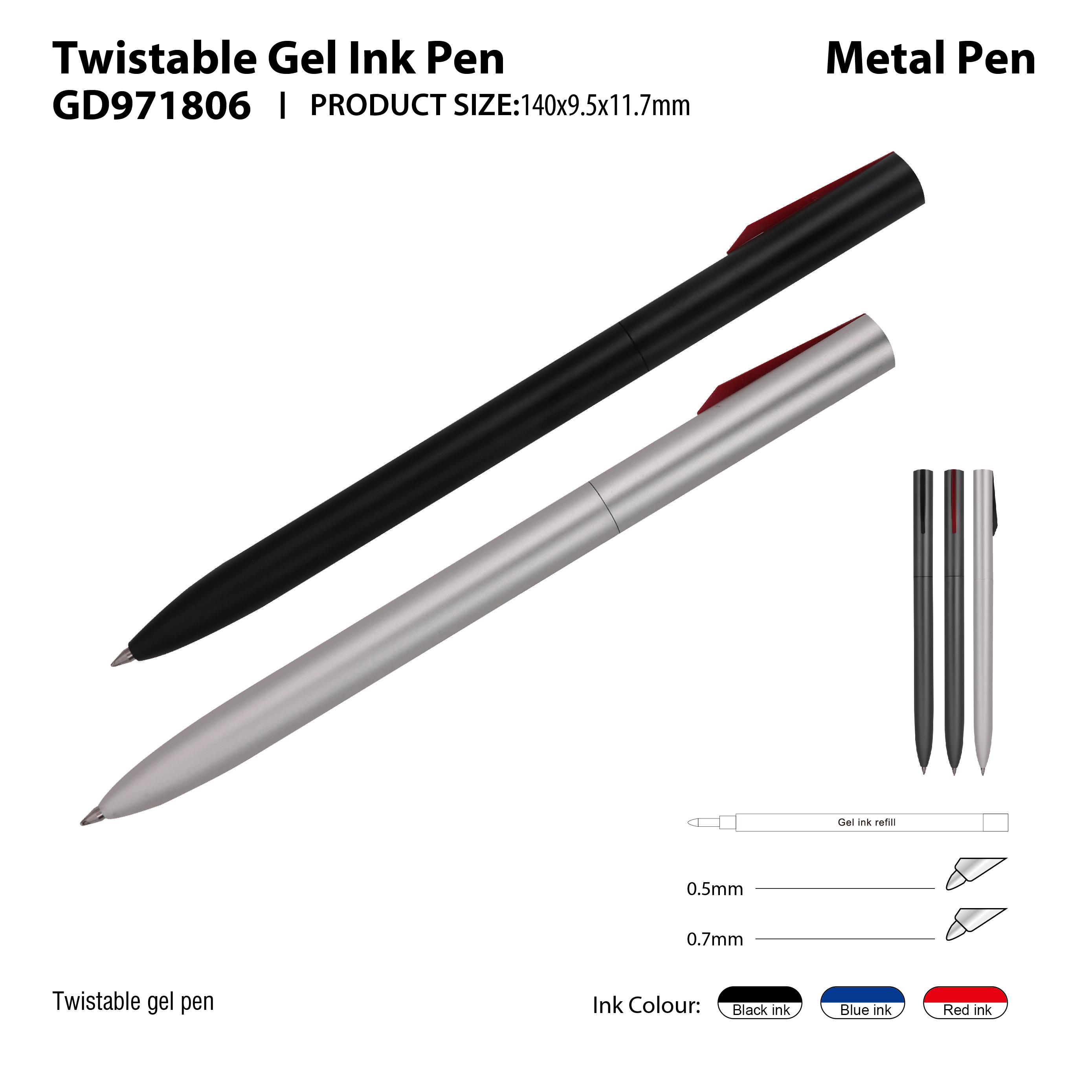 Gel ink pen